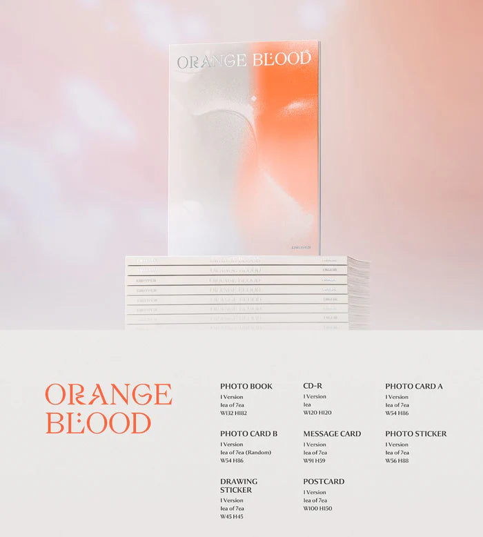Album da collezione – ENHYPEN ORANGE BLOOD (ENGENE VER.) Originale