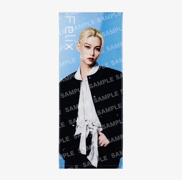 STRAY KIDS – [RUN IT JAPAN] PHOTO FACE TOWEL (PRE-ORDER) Gadget Ufficiale