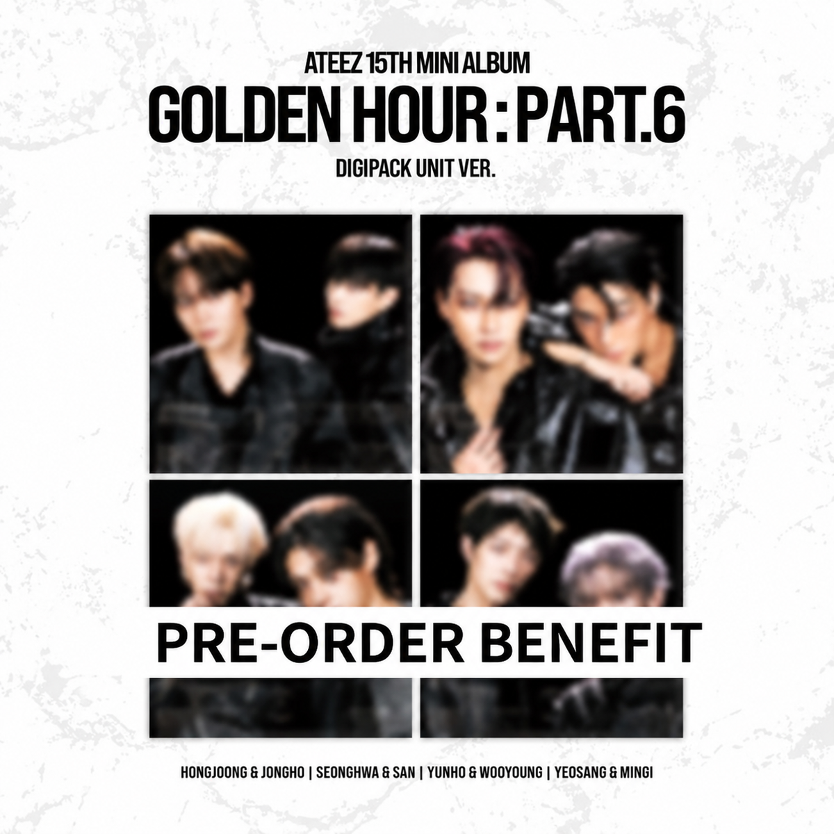 Album da collezione – ATEEZ GOLDEN HOUR : PART.6 (DIGIPACK UNIT VER.) + POB | PRE-ORDER