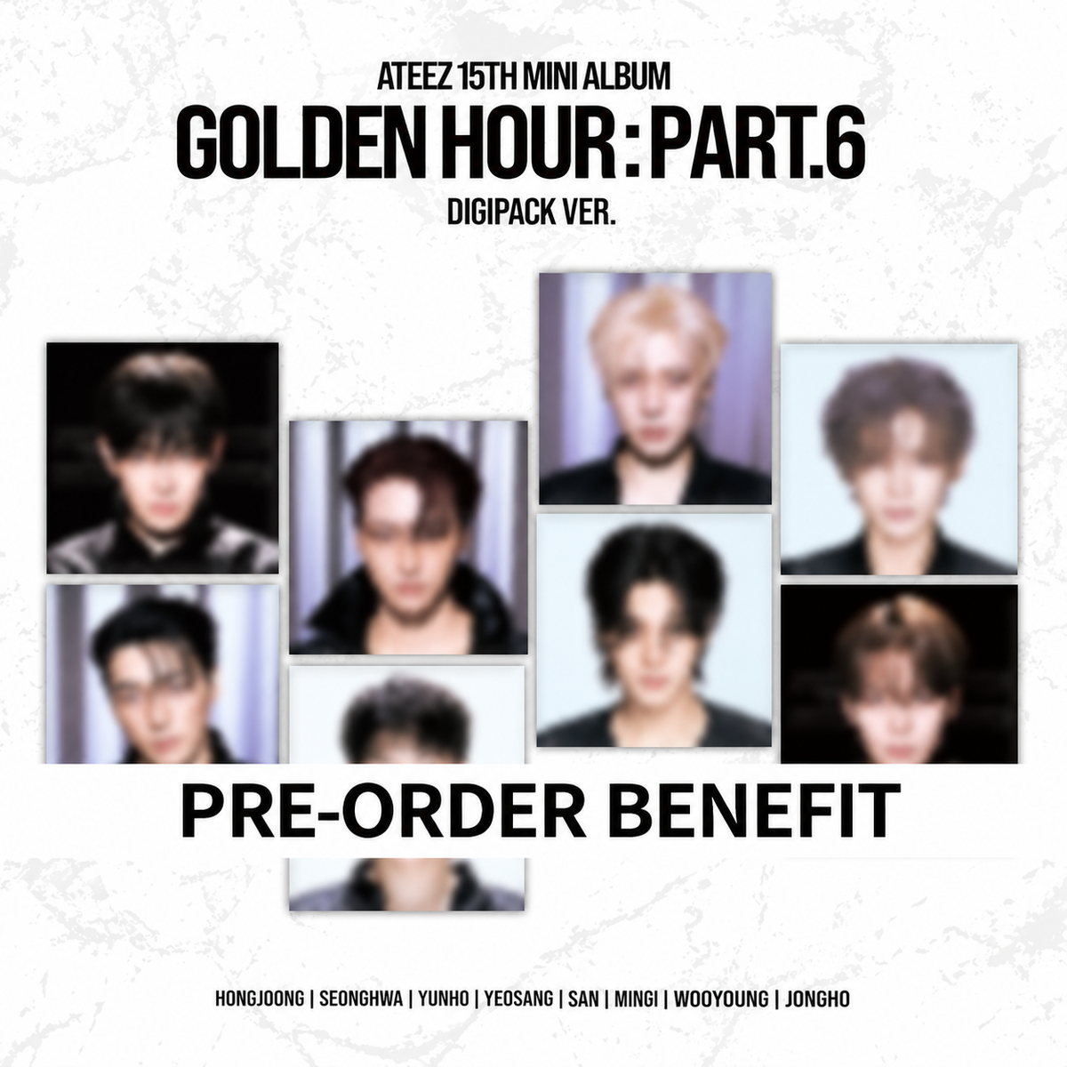 Album da collezione – ATEEZ GOLDEN HOUR : PART.6 (DIGIPACK VER.) + POB | PRE-ORDER