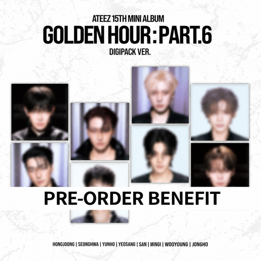 Album da collezione – ATEEZ GOLDEN HOUR : PART.6 (DIGIPACK VER.) + POB | PRE-ORDER
