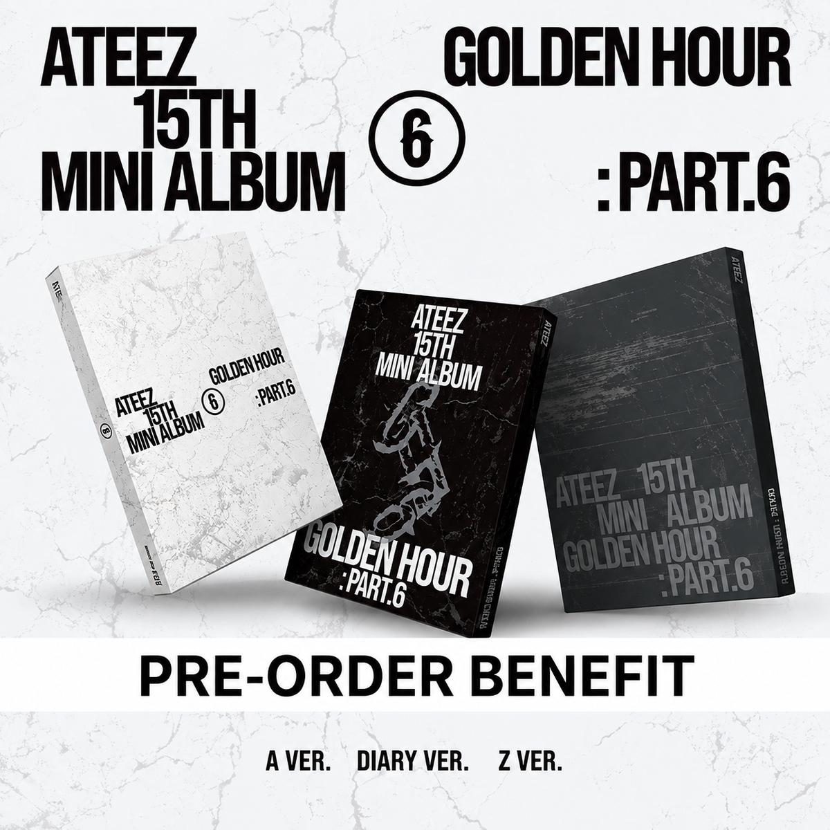 Album da collezione – ATEEZ GOLDEN HOUR : PART.6 + POB | PRE-ORDER