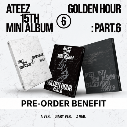 Album da collezione – ATEEZ GOLDEN HOUR : PART.6 + POB | PRE-ORDER