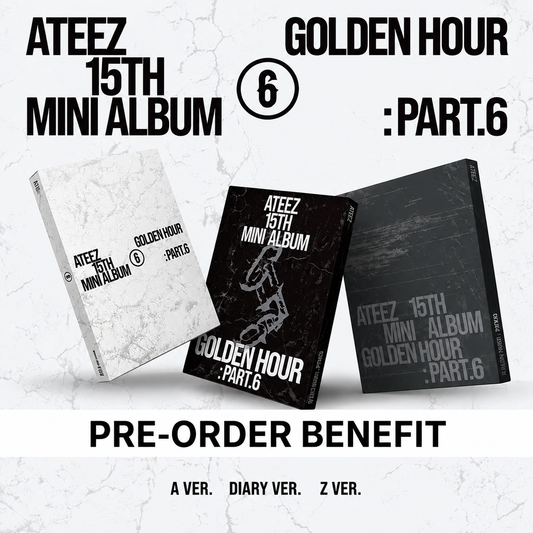 Album da collezione – ATEEZ GOLDEN HOUR : PART.6 + POB | PRE-ORDER