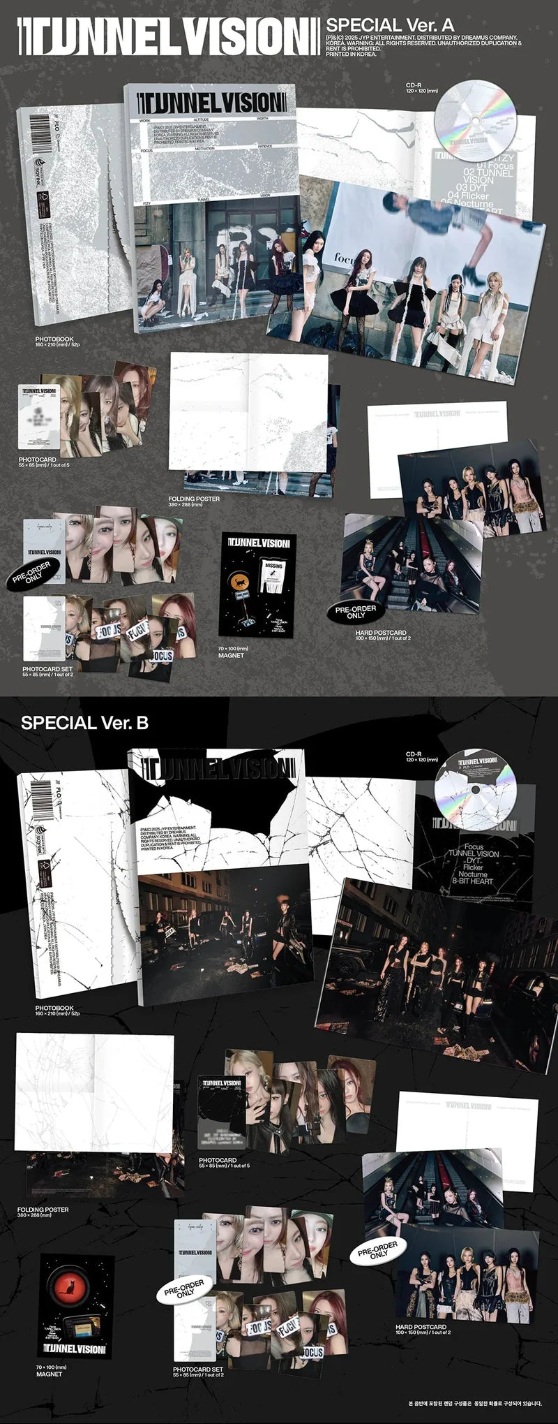 Album da collezione – ITZY Tunnel Vision (Special Ver.) Originale