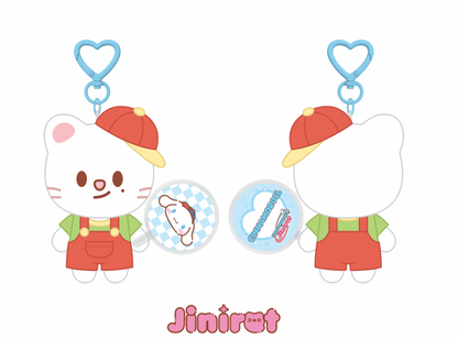 STRAY KIDS – SKZOO X SANRIO CHARACTERS 10CM PLUSH MINI PICKET VER. Gadget Ufficiale (PRE-ORDER)