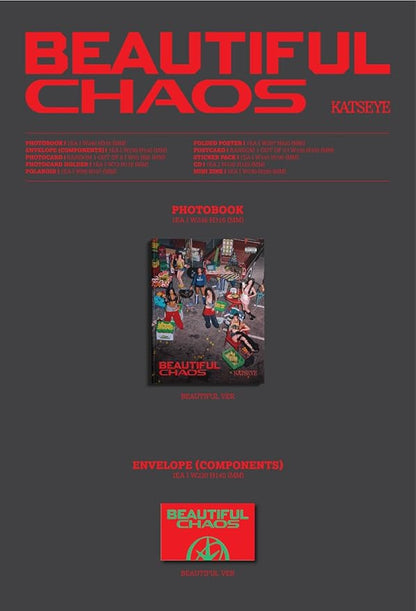 Album da collezione – KATSEYE BEAUTIFUL CHAOS (Originale)