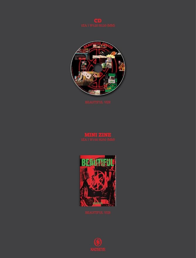 Album da collezione – KATSEYE BEAUTIFUL CHAOS (Originale)