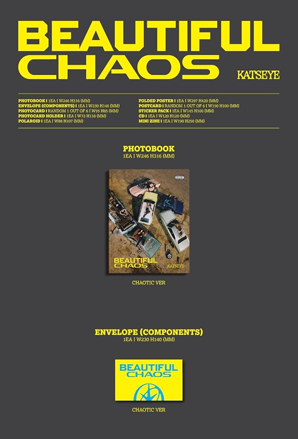 Album da collezione – KATSEYE BEAUTIFUL CHAOS (Originale)