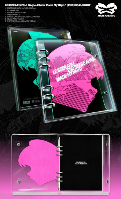 Album da collezione – LE SSERAFIM MADE MY NIGHT (CHEMICAL NIGHT VER.)