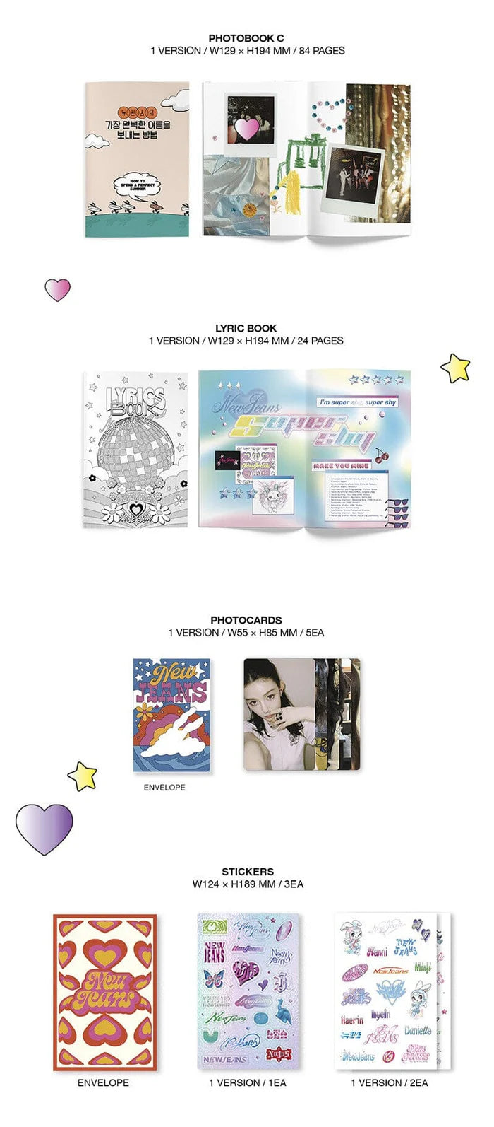 Album da collezione – NEWJEANS GET UP (THE POWERPUFF GIRLS X NJ BOX VER.) Originale