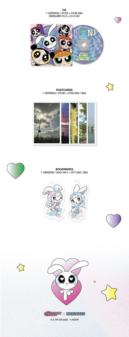 Album da collezione – NEWJEANS GET UP (THE POWERPUFF GIRLS X NJ BOX VER.) Originale