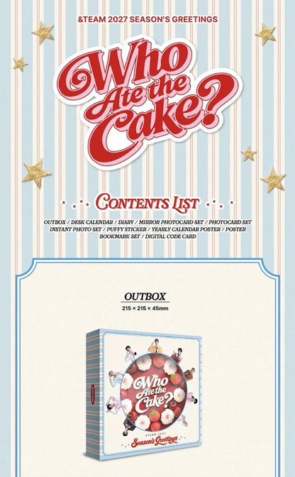 &TEAM SEASON’S GREETINGS 2027 – (WHO ATE THE CAKE?) | PRE-ORDER