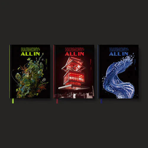 Copertina dell'album HARMONY : ALL IN dei P1HARMONY nelle versioni disponibili