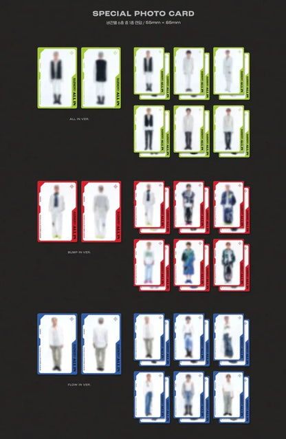 Special Photocard dell'album HARMONY : ALL IN dei P1HARMONY nelle versioni disponibili