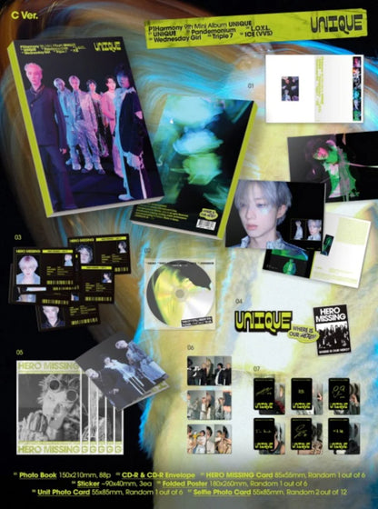 Album da collezione – P1Harmony UNIQUE (Originale)