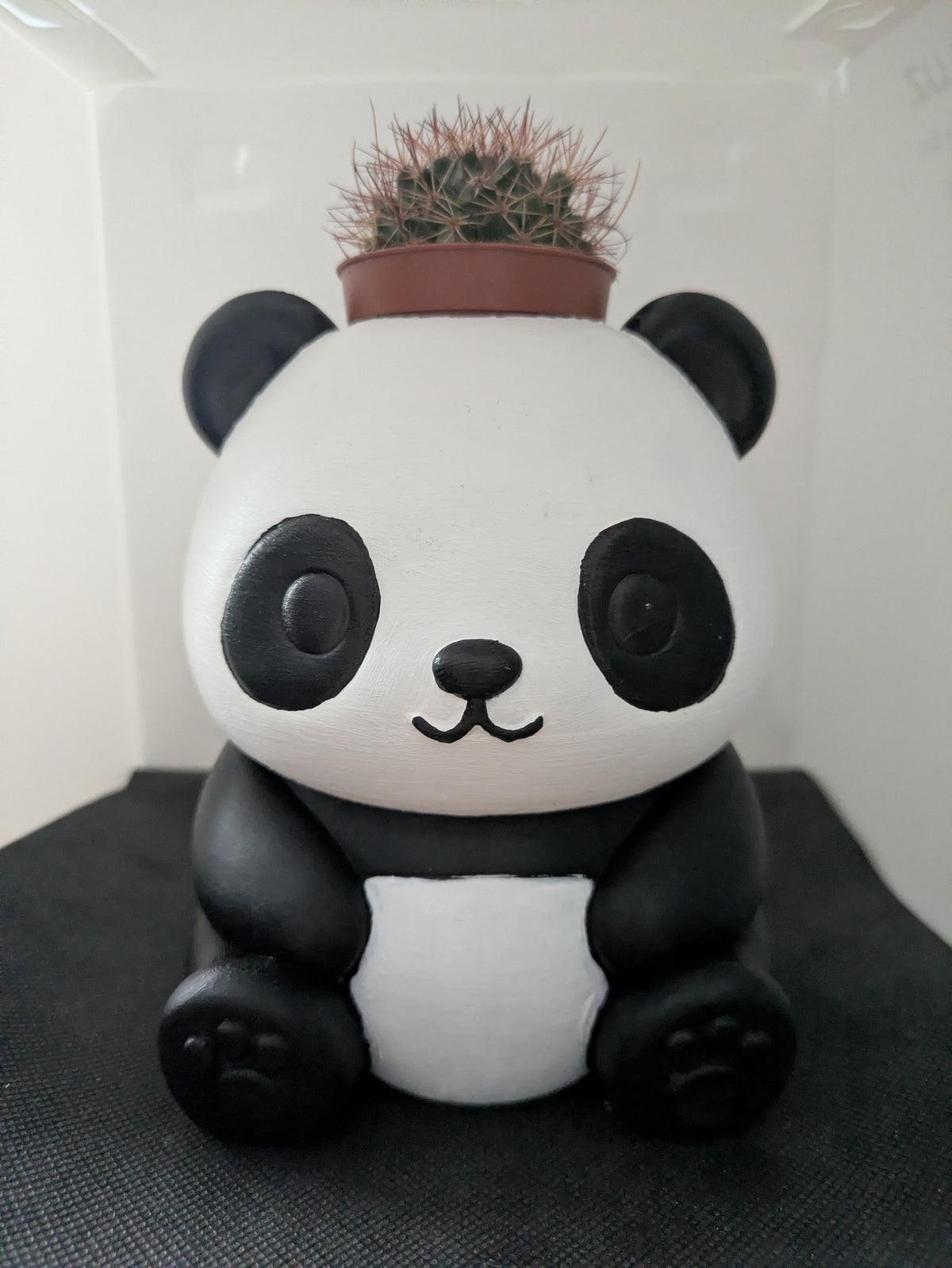 Panda Plant Friends porta piante in stampa 3D – vista frontale