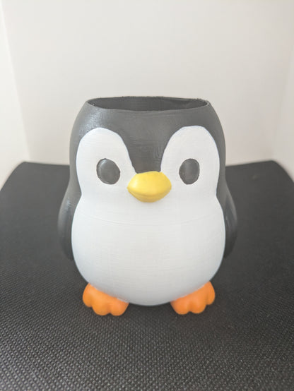 Pinguino Plant Friends Porta piante per succulente e mini piante – vista frontale senza pianta
