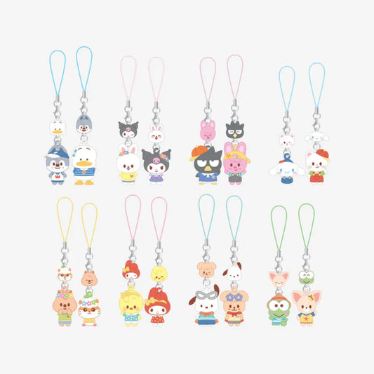 STRAY KIDS – SKZOO X SANRIO CHARACTERS MINI FIGURE COUPLE KEYRING Gadget Ufficiale (PRE-ORDER)