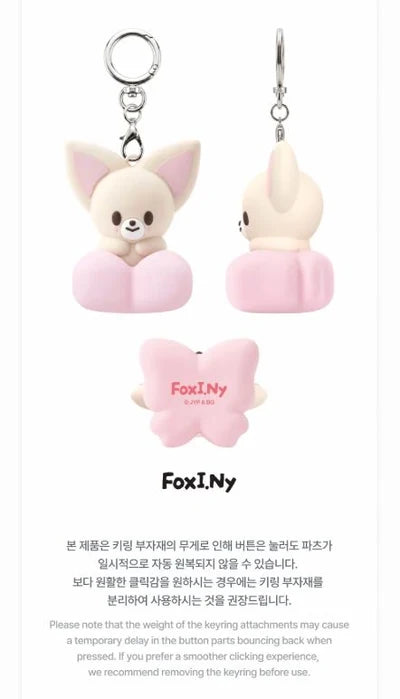 STRAY KIDS – [RUN IT SEOUL] SKZOO SECRET CLICKER KEYRING (RANDOM) (PRE-ORDER) Gadget Ufficiale
