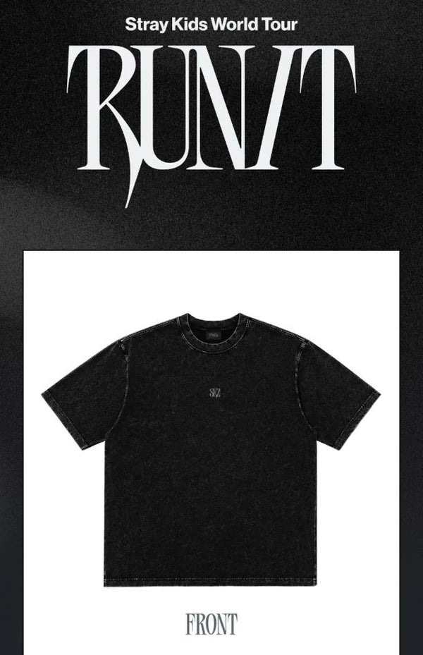 STRAY KIDS – [RUN IT SEOUL] T-SHIRT (PRE-ORDER) Gadget Ufficiale