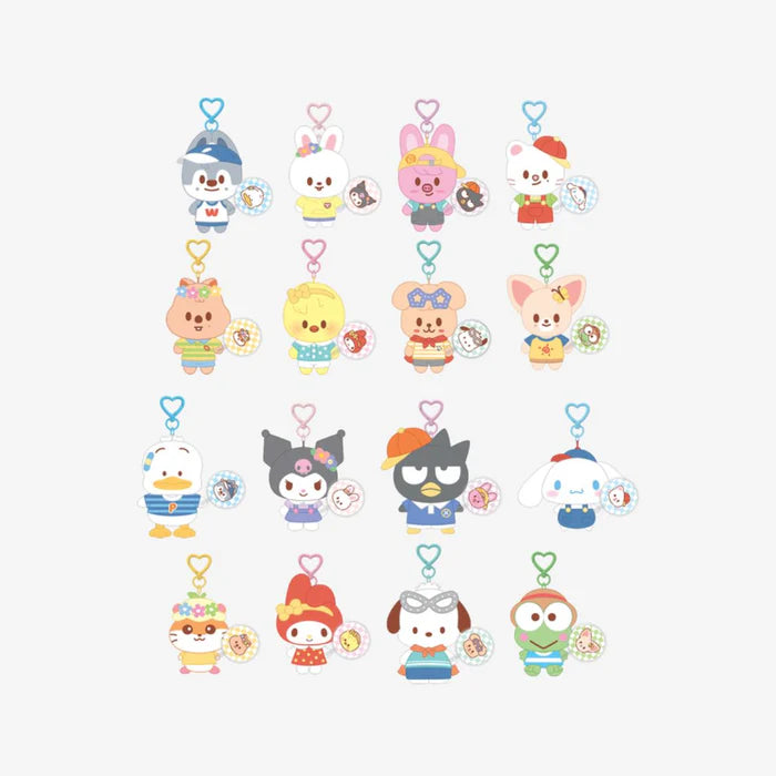 STRAY KIDS – SKZOO X SANRIO CHARACTERS 10CM PLUSH MINI PICKET VER. Gadget Ufficiale (PRE-ORDER)