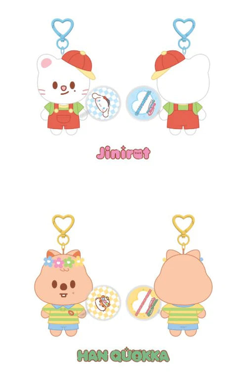 STRAY KIDS – SKZOO X SANRIO CHARACTERS 10CM PLUSH MINI PICKET VER. Gadget Ufficiale (PRE-ORDER)