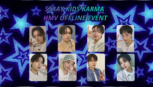 Stray Kids – KARMA HMV Japan Offline Event Photocard Ufficiale | Collezionabile K-Pop