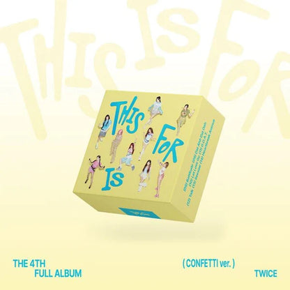 Album da collezione – TWICE THIS IS FOR (CONFETTI VER.) Originale
