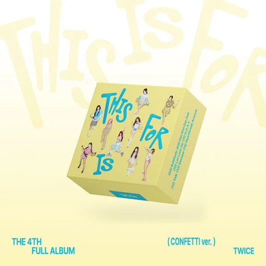 Album da collezione – TWICE THIS IS FOR (CONFETTI VER.) Originale