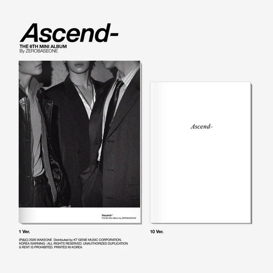 Album da collezione – ZEROBASEONE ASCEND (PHOTOBOOK VER.) (Originale)